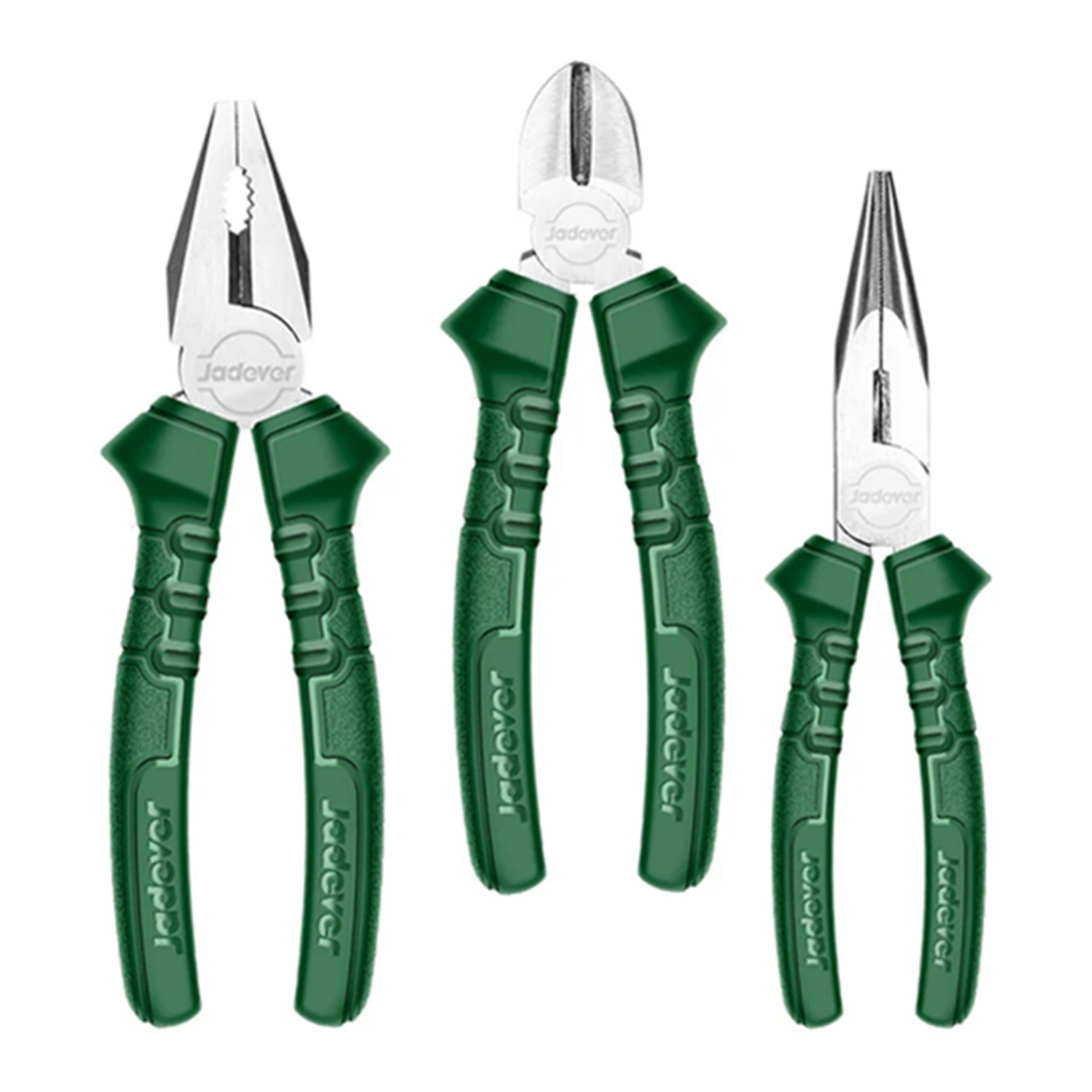 KIT SET JUEGO DE ALICATES 3 PIEZAS JADEVER JDPS0623 - 1