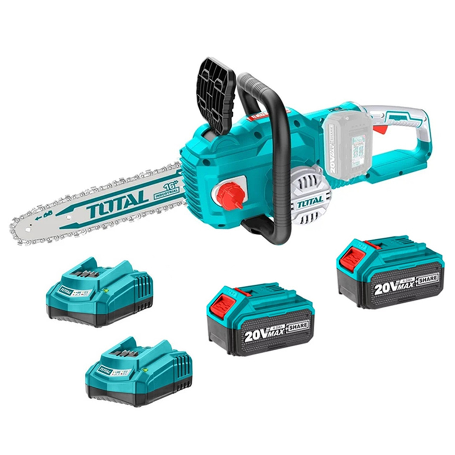 MOTOSIERRA 40V 16 PULGADAS BAT+ CARG TOTAL TGSLI40168 - 1