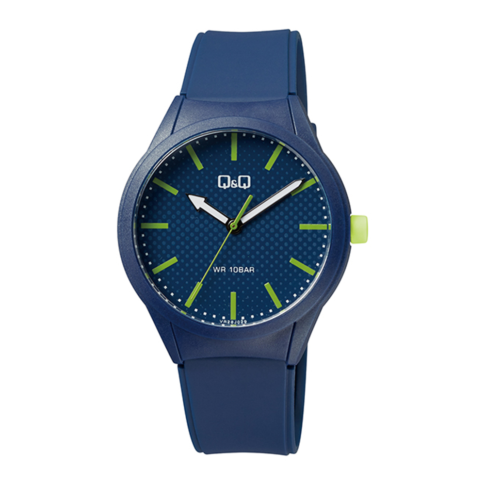 Q&Q Orologio Casual Uomo VR52J011Y – Quadrante Bicolore, Cinturino In Gomma, Movimento Al Quarzo Giapponese