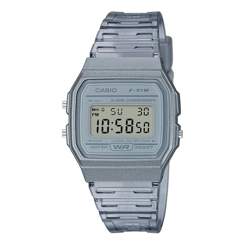 RELOJ CASIO UNISEX F-91WS-8DF - 1