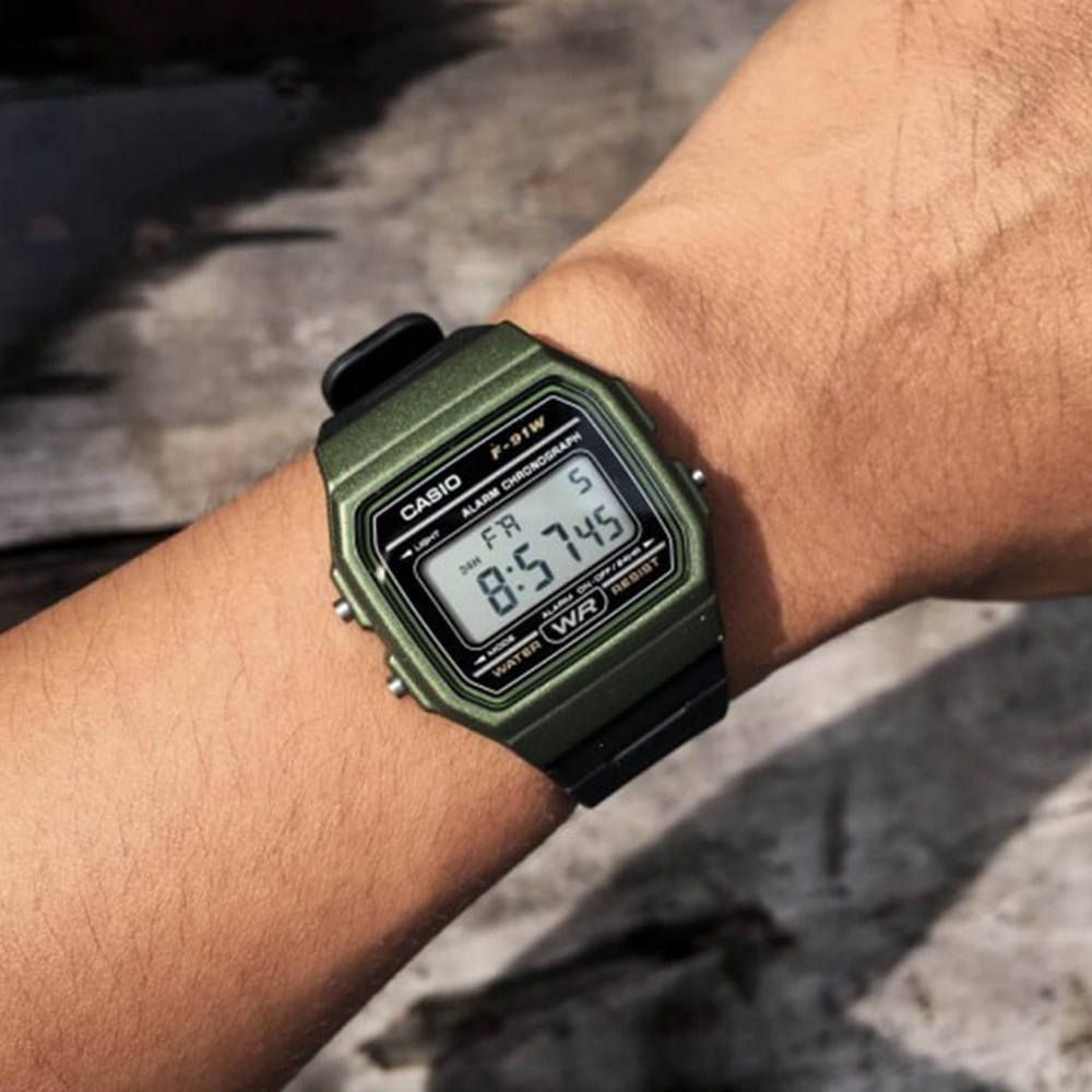 RELOJ CASIO HOMBRE F-91WM-3ADF - 2
