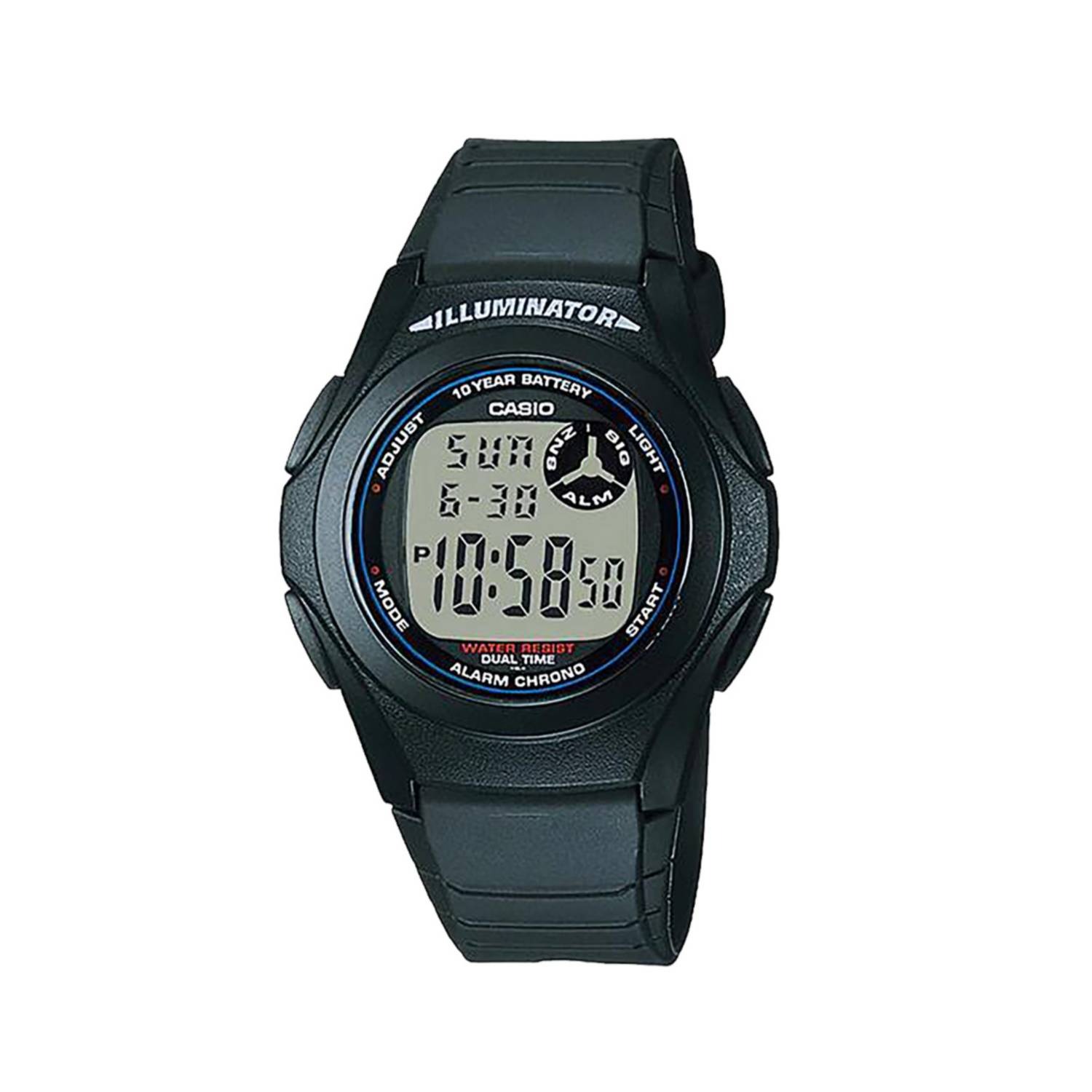 RELOJ CASIO HOMBRE F-200W-1ADF - 1