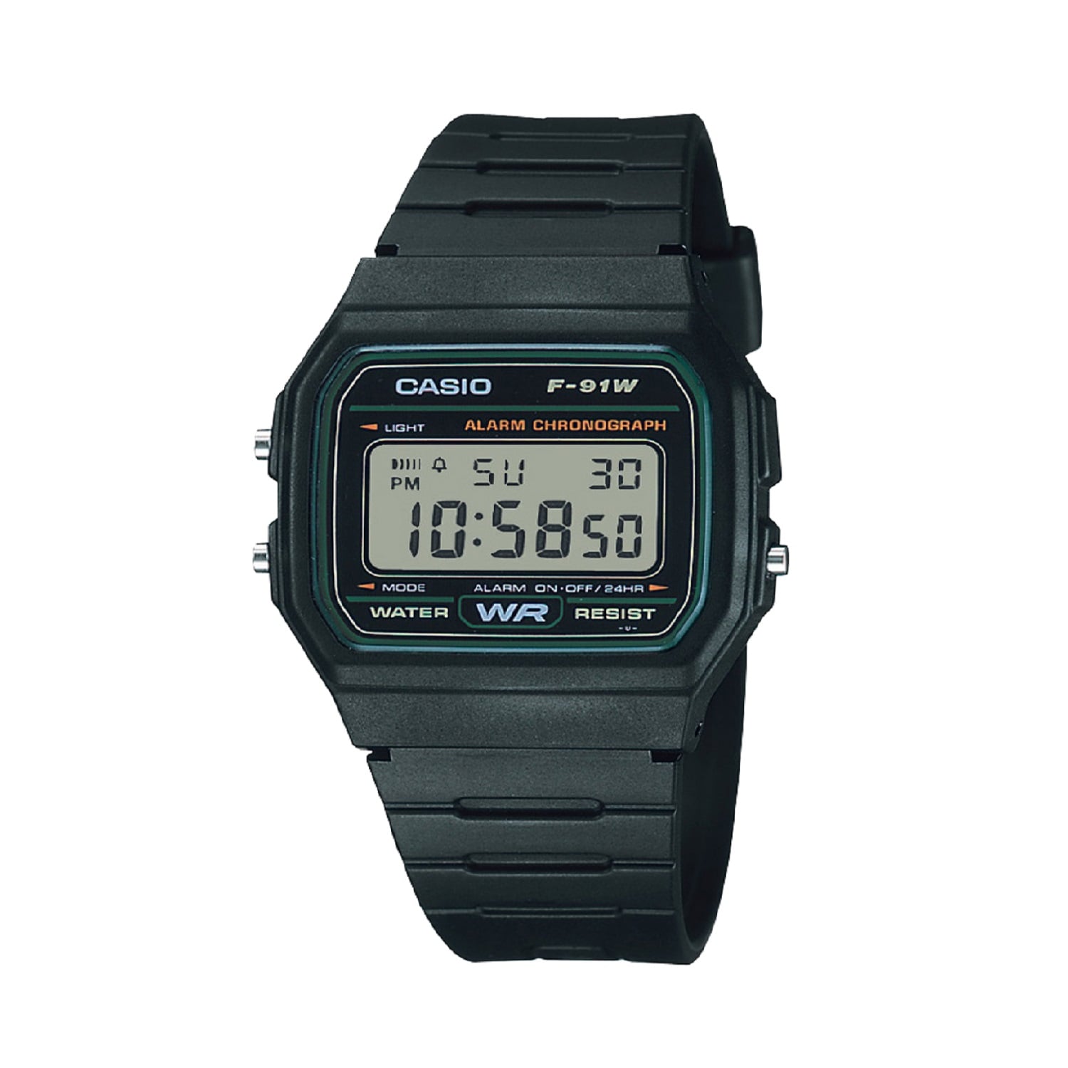 RELOJ CASIO HOMBRE F-91W-3SDG - 1