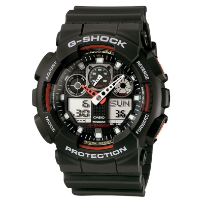 RELOJ G-SHOCK HOMBRE GA-100-1A4NDR - 1