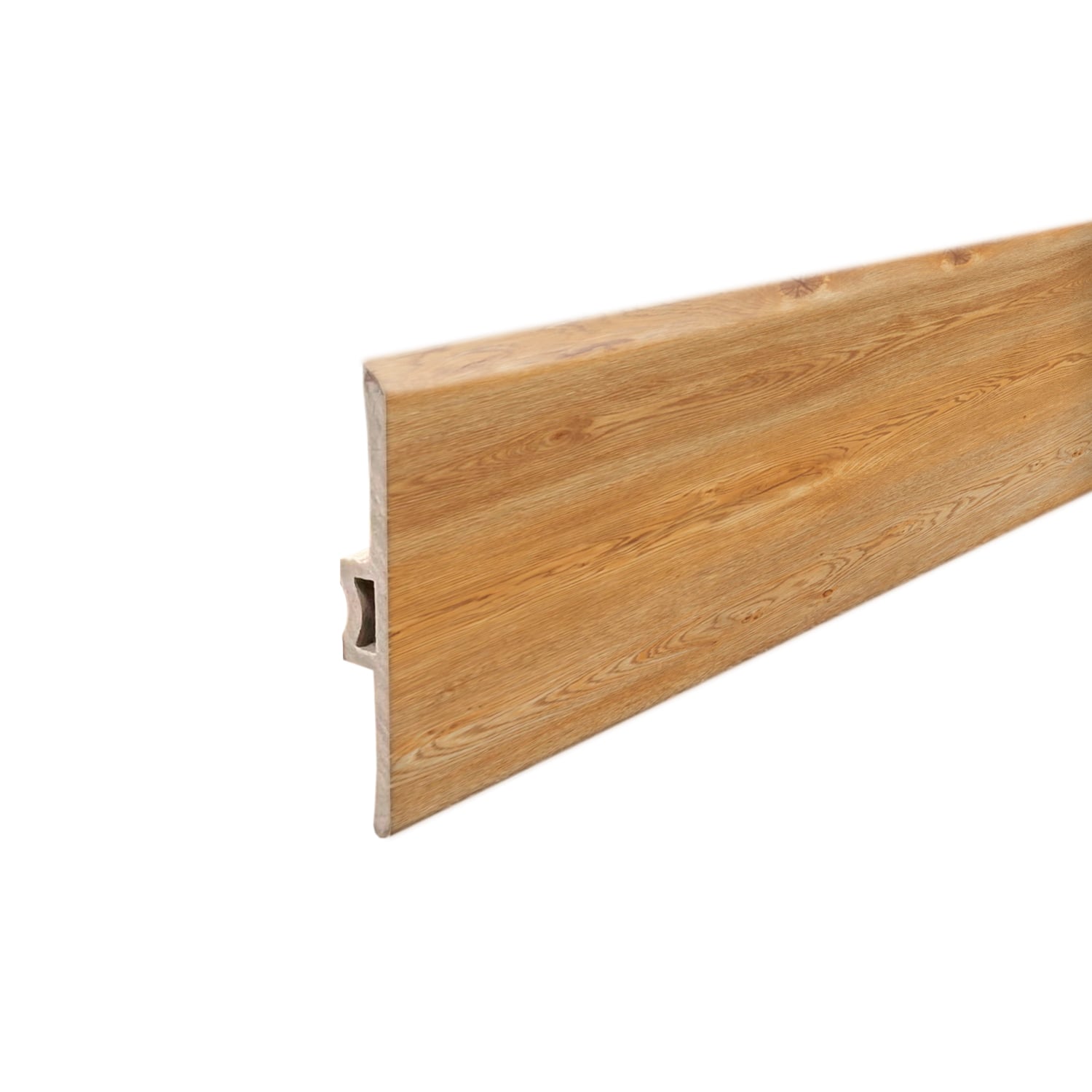 MOLDURA T PVC 2MT X 45MM COLOR BAMBOO - 1
