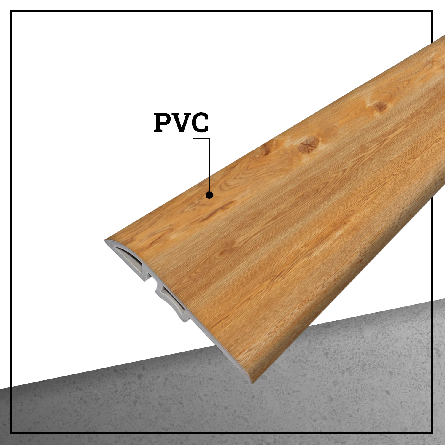 CUBREJUNTA REDUCTOR PVC 2MT X 45MM COLOR BAMBOO - 3
