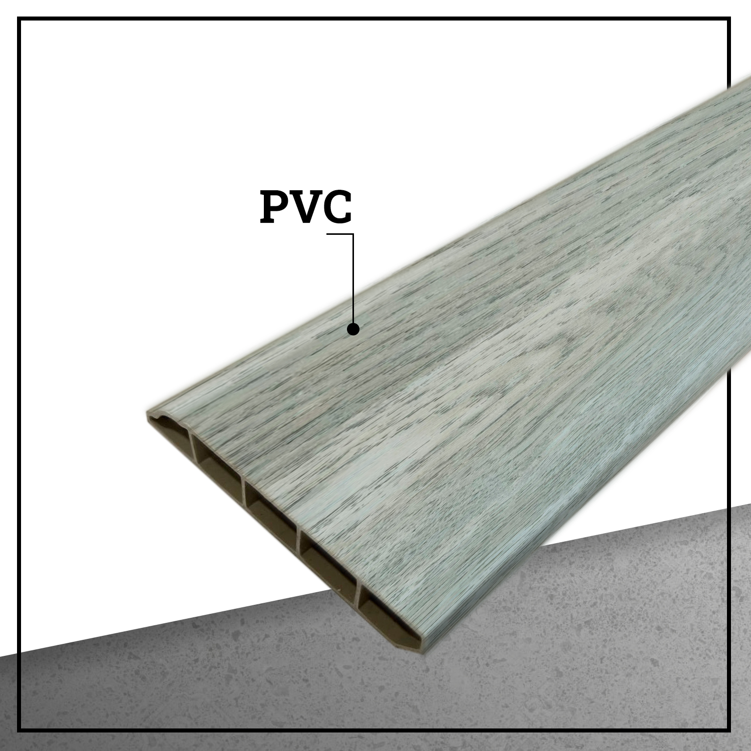 GUARDAPOLVO PVC 2MT X 80MM COLOR BEIGE MILAN - 3
