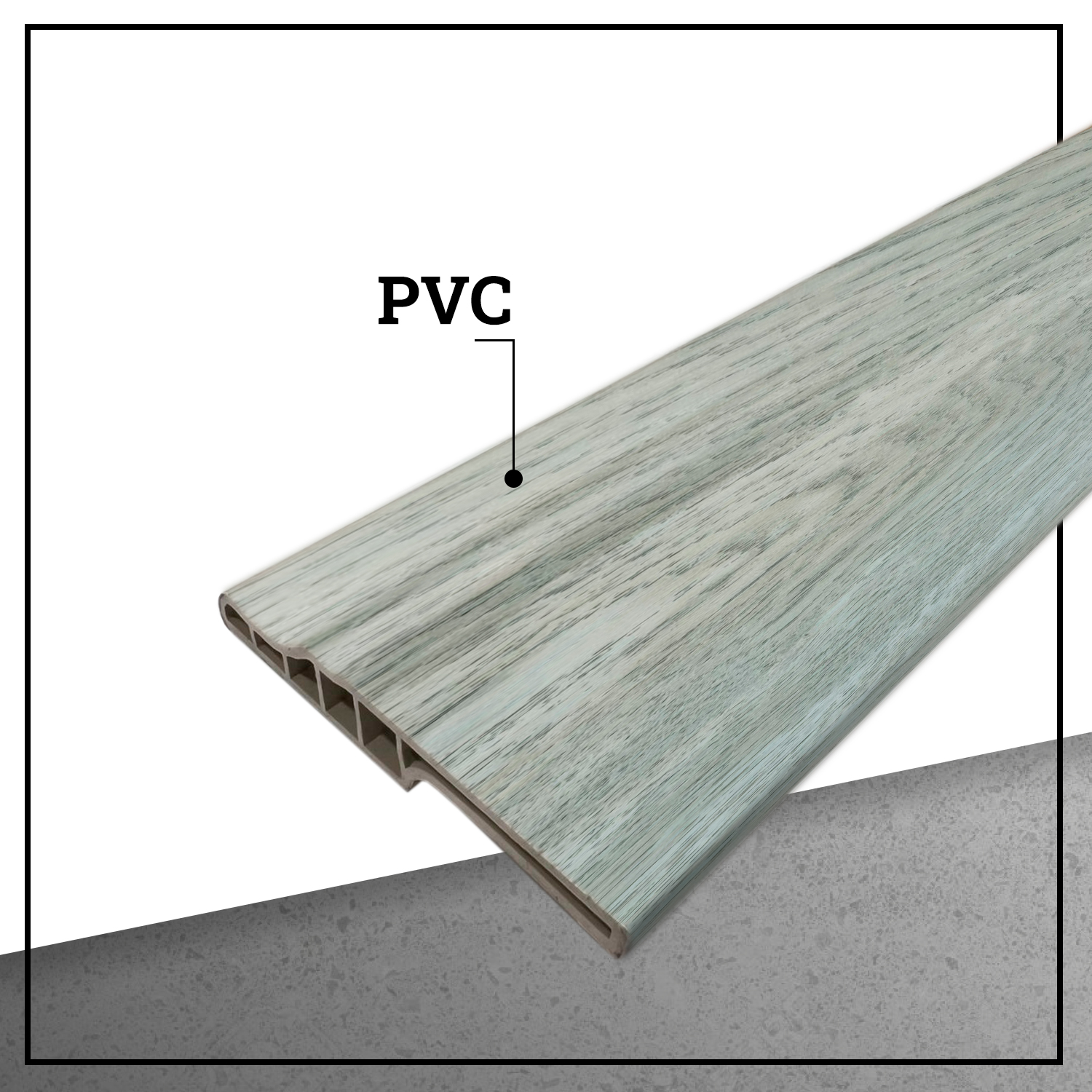GUARDAPOLVO PVC 2MT X 90MM COLOR BEIGE MILAN - 3