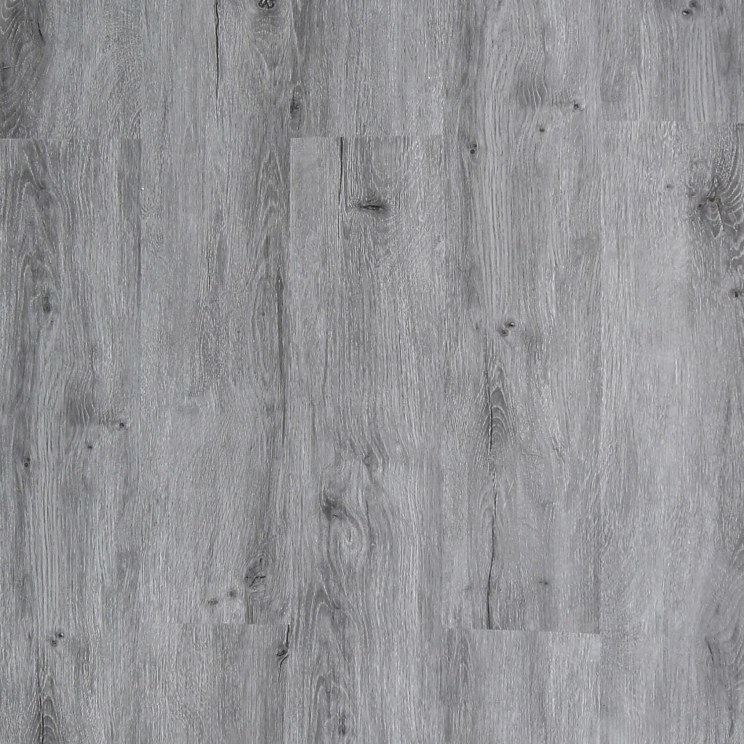 PISO FLOTANTE VINÍLICO HOGA SPC CLICK 5 MM + EVA 1 MM X 18 CM X 122 CM GRIS LONDRES - 1