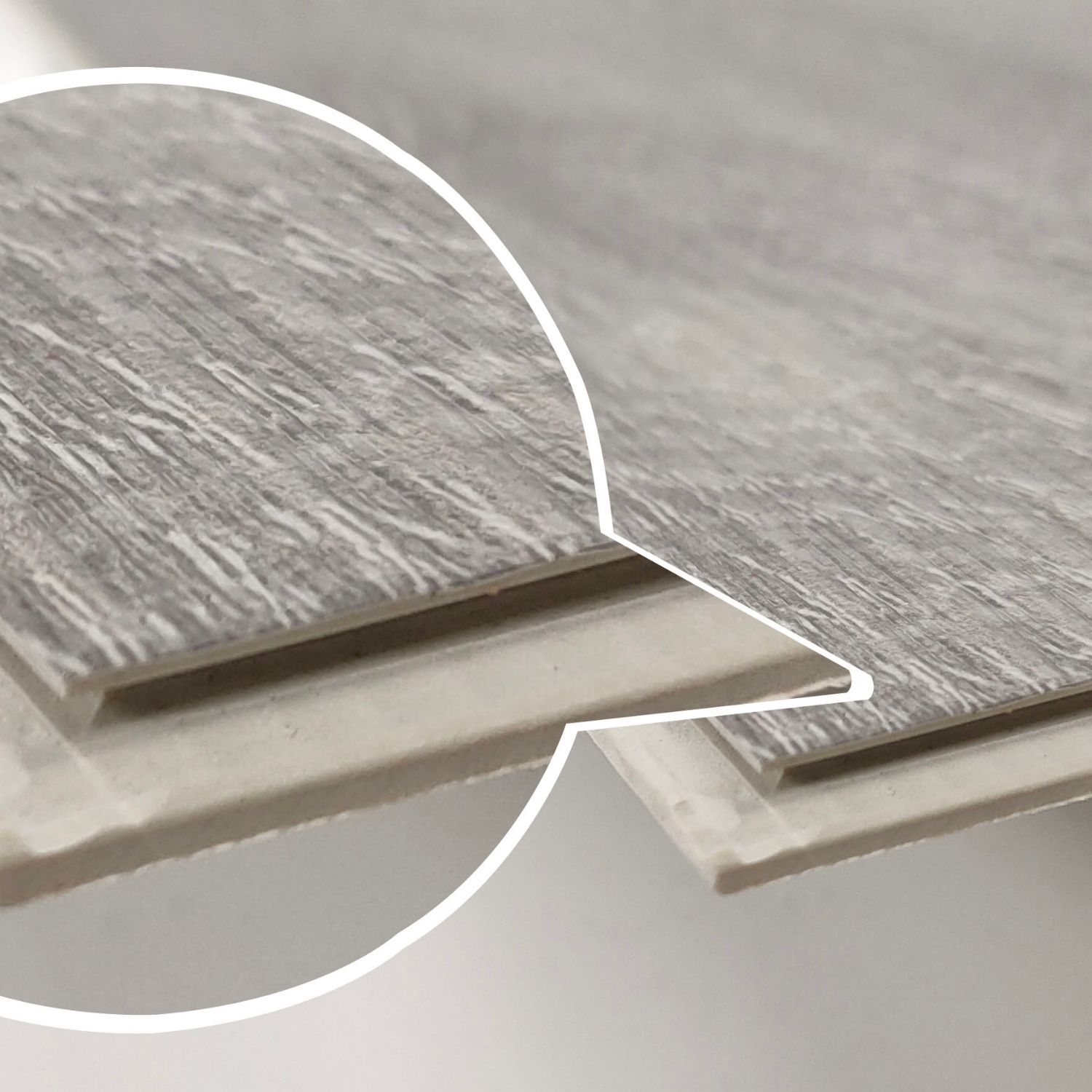 PISO FLOTANTE VINÍLICO HOGA SPC CLICK 5 MM + EVA 1 MM X 18 CM X 122 CM GRIS LONDRES - 3