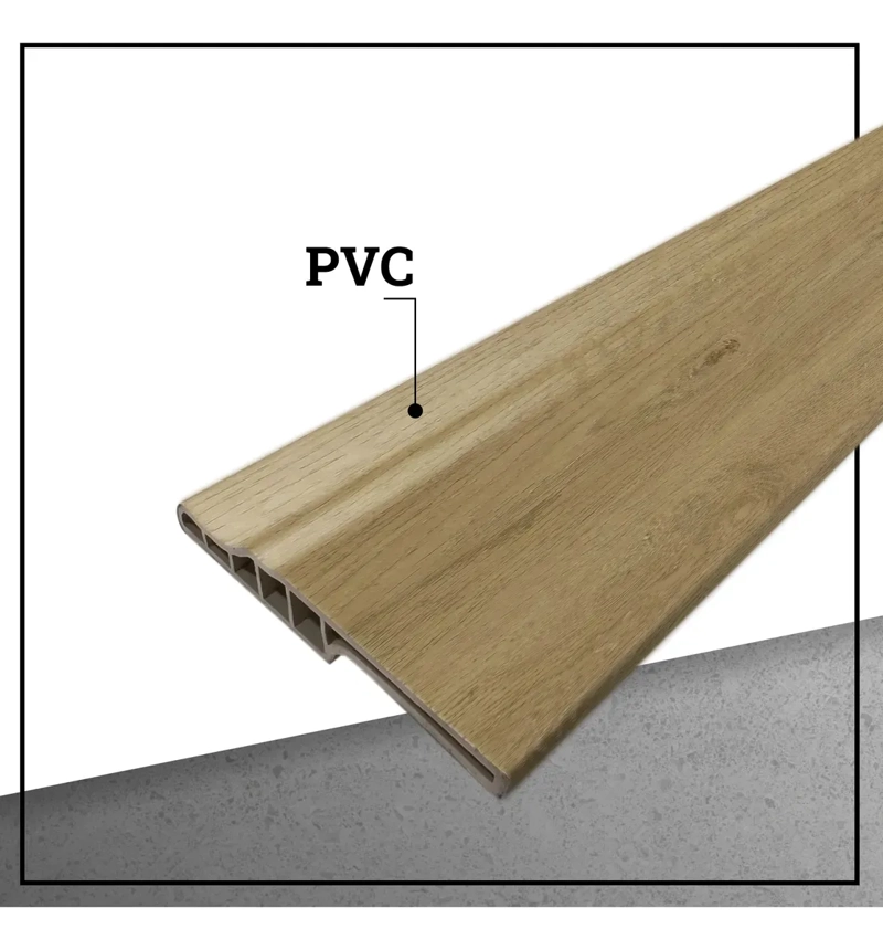 GUARDAPOLVO PVC HOGA 2MT X 90MM ABEDUL - 2