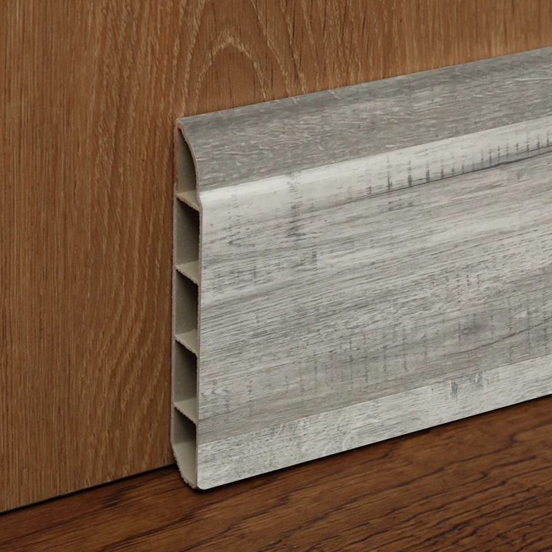 GUARDAPOLVO PVC HOGA 2MT X 80MM GRIS ABSOLUTO - 3