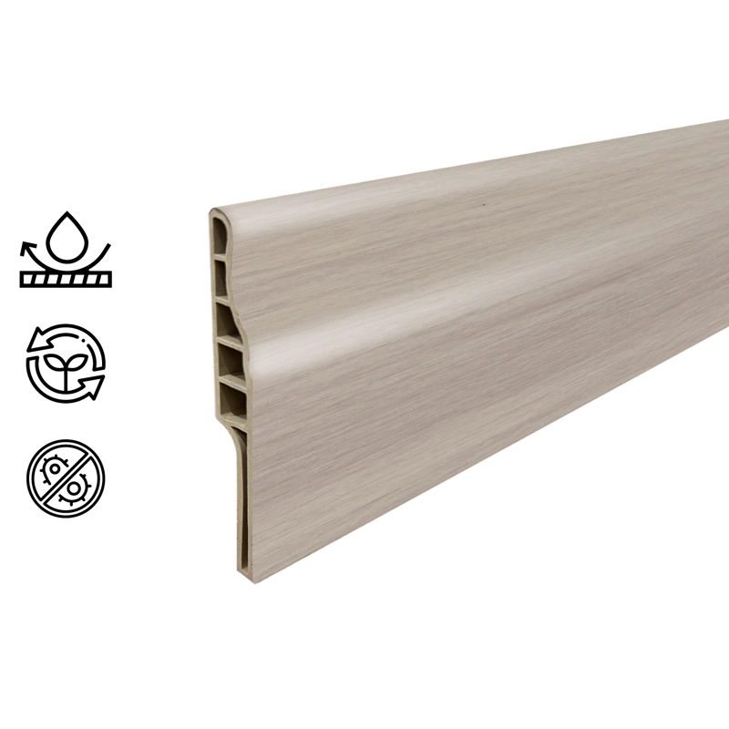 GUARDAPOLVO PVC HOGA 2MT X 90MM BLANCO - 1