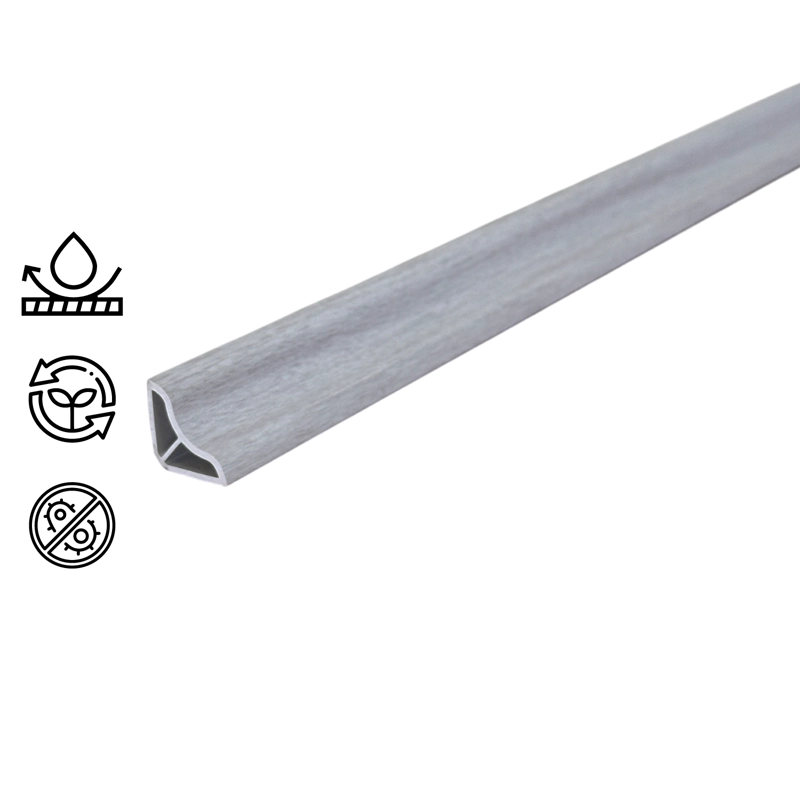 CUARTO RODON CONCAVO 2MT X 15MM BLANCO - 1