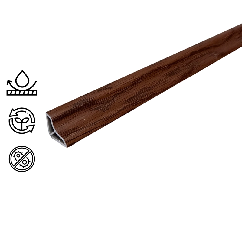 PACK 5 UNIDADES CUARTO RODON CONCAVO 2MT X 15MM CEDRO - 1