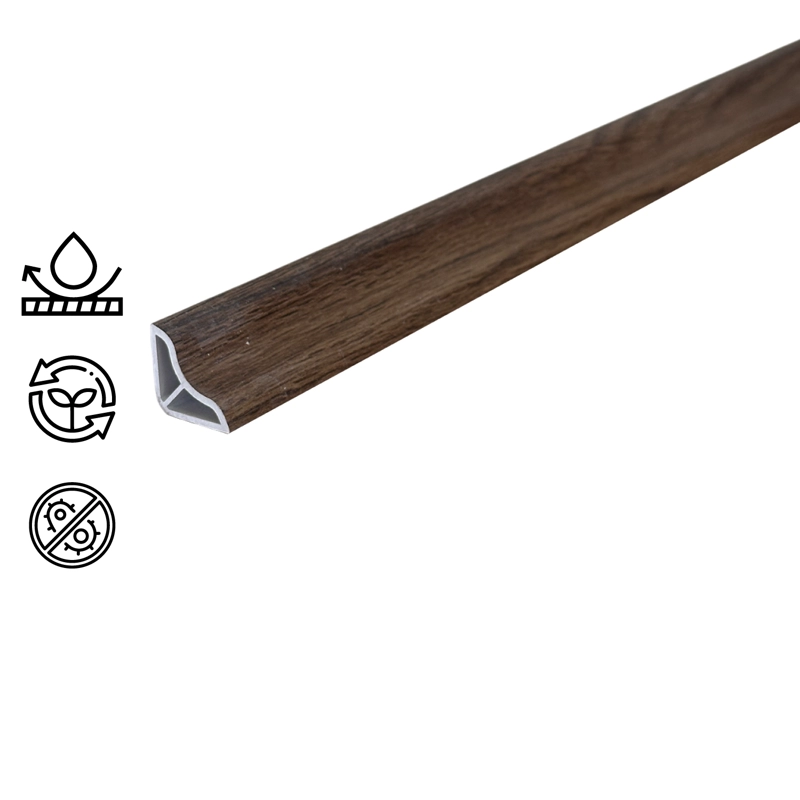 CUARTO RODON CONCAVO 2MT X 15MM CAFE - 1