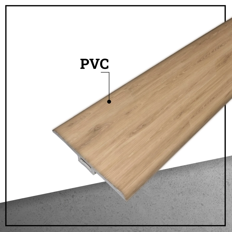 MOLDURA T PVC HOGA 2MT X 45MM ROBLE SUAVE - 2