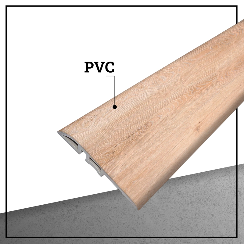 PACK 5 UNIDADES CUBREJUNTA REDUCTOR PVC HOGA 2MT X 45MM ARENA - 3