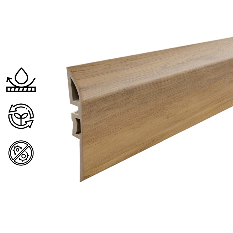CUBREJUNTA REDUCTOR PVC HOGA 2MT X 45MM CASTAÑO - 1
