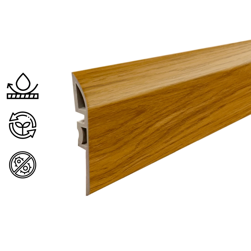 PACK 5 UNIDADES CUBREJUNTA REDUCTOR PVC 2MT X 45MM HAYA - 1
