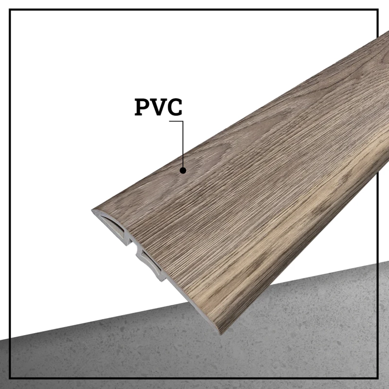 CUBREJUNTA REDUCTOR PVC HOGA 2MT X 45MM GRIS GRAFITO - 3