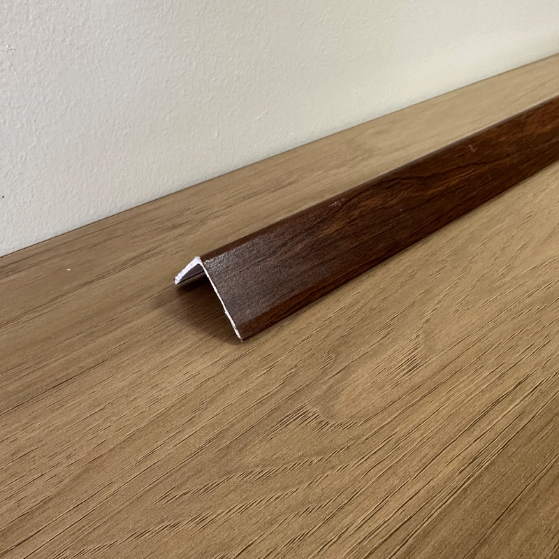 PERFIL ANGULO TERMINACION WALL PANEL 30MM X 2,6MT CAFE - 3