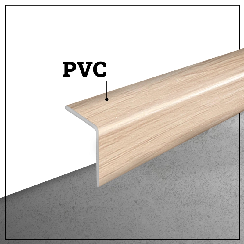 PERFIL ANGULO TERMINACION WALL PANEL 30MM X 2,9MT CAFE  CLARO - 4