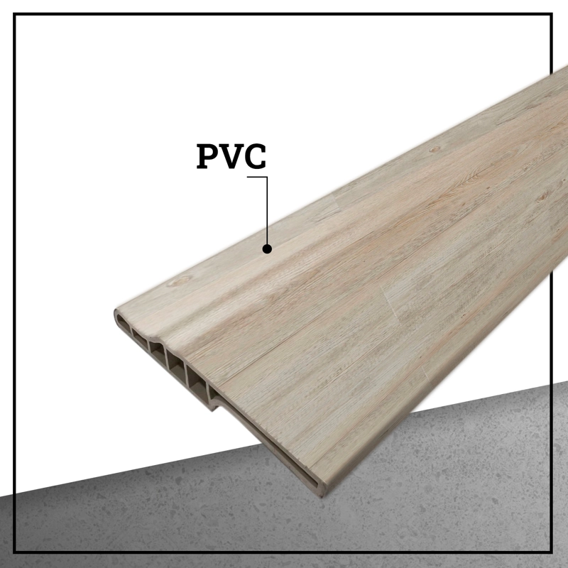 PACK 10 UNIDADES GUARDAPOLVO PVC HOGA 2MT X 90MM BEIGE MANDALA - 2