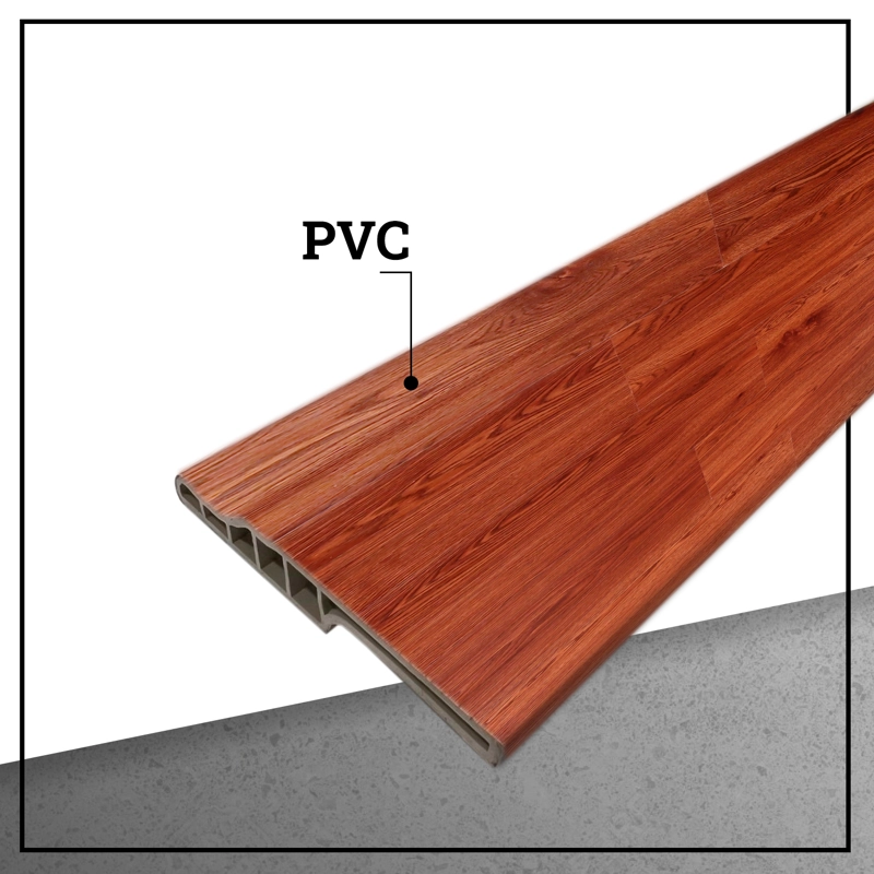 PACK 10 UNIDADES GUARDAPOLVO PVC HOGA 2MT X 90MM CEDRO - 2
