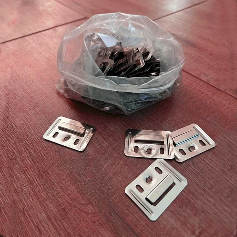 PACK  DE 100 UNIDADES DE CLIPS MONTAJE PANEL PVC (WPC) - 4