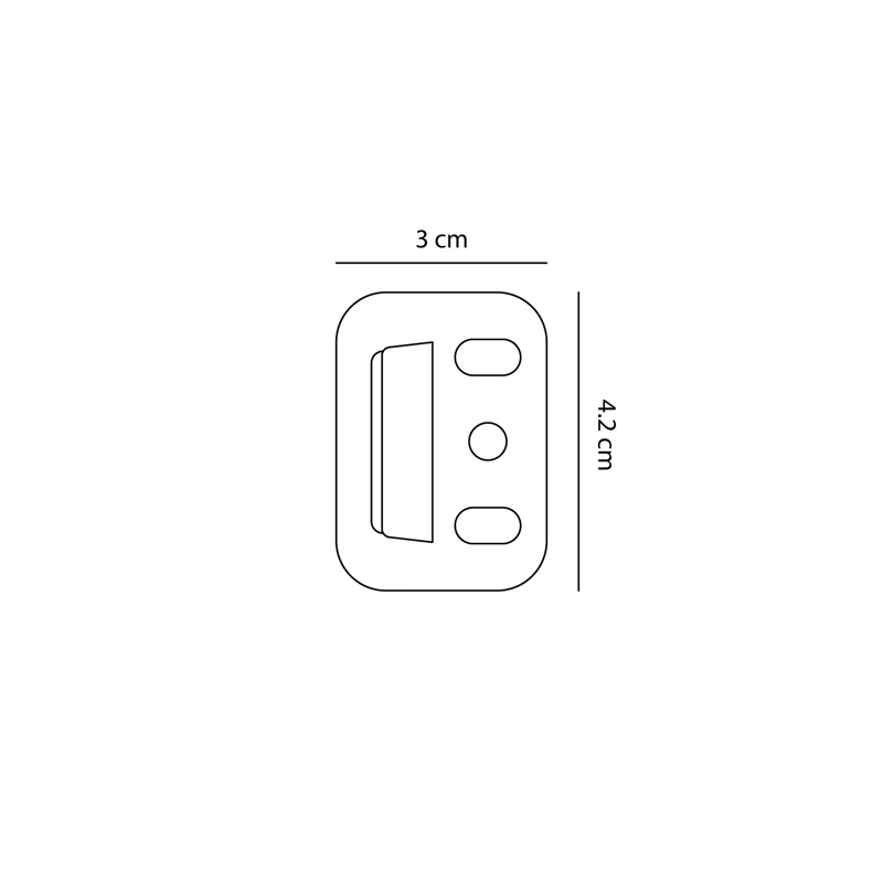 PACK  DE 100 UNIDADES DE CLIPS MONTAJE PANEL PVC (WPC) - 5
