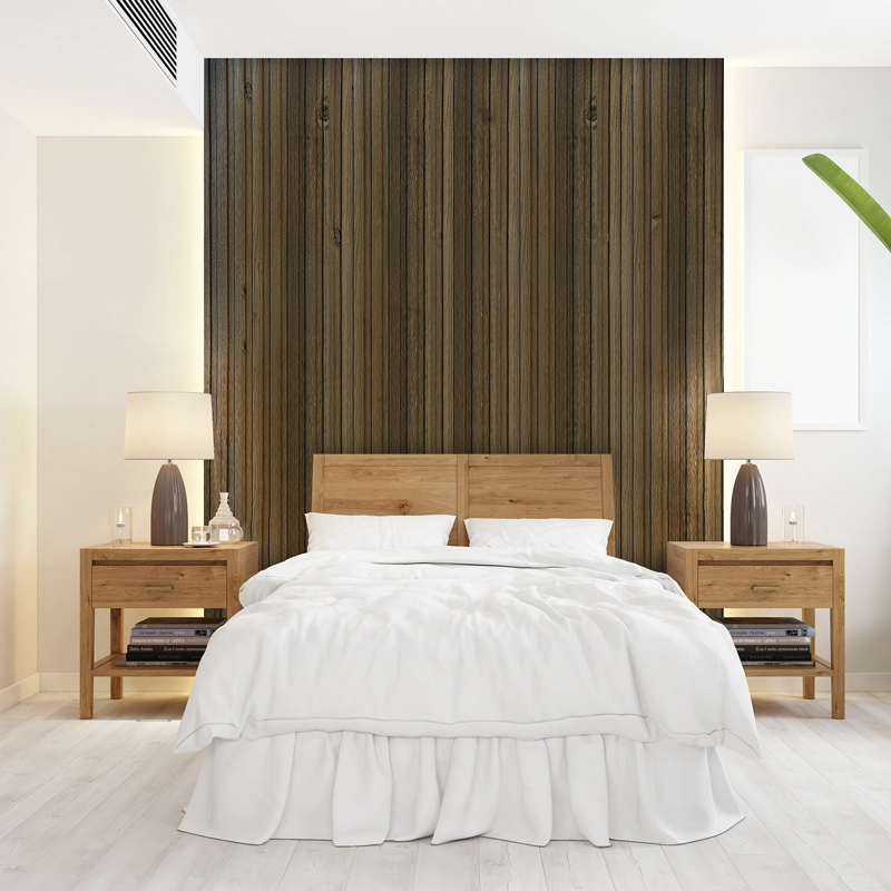 PANEL PVC REVESTIMIENTO MUROS Y CIELOS 2,6MT X 15CM X 10MM CAFE - 2