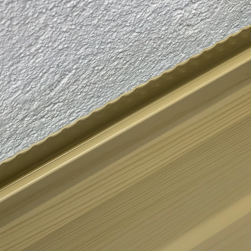 PANEL METAL SIDING REVESTIMIENTO EXTERIOR 2,9M X 38CM X 16MM CAFE  CLARO - 5