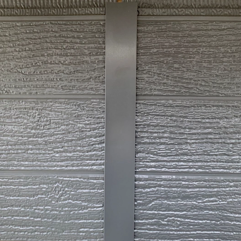 PERFIL H METALICO SIDING REVESTIMIENTO EXTERIOR 300 CM TITANIO - 2