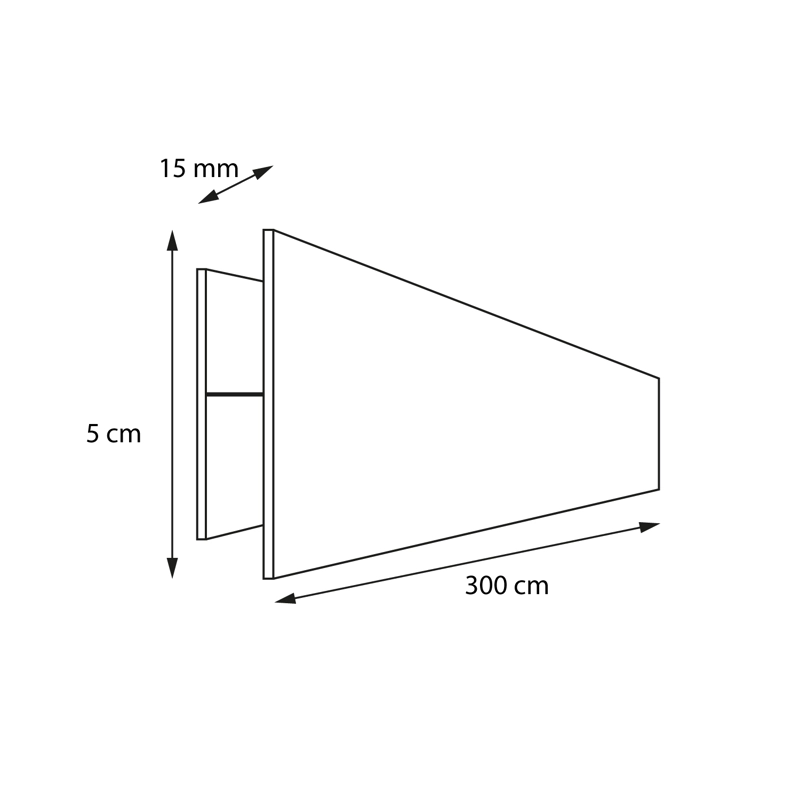 PERFIL H METALICO SIDING REVESTIMIENTO EXTERIOR 300 CM TITANIO - 3