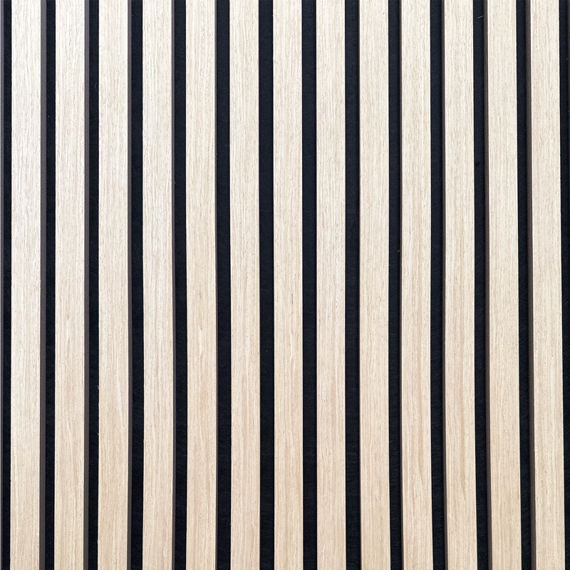 PANEL ACUSTICO REVESTIMIENTO MDF PET 2,4M X 60 CM X 22 MM BLANCO OAK - 2