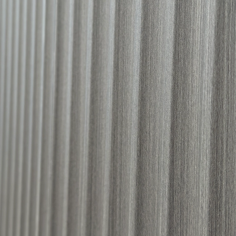 PANEL PVC REVESTIMIENTO CONCAVO 2,9M X 20 CMX 12MM GRIS OAK - 4