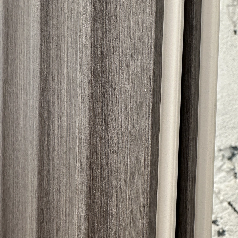 PANEL PVC REVESTIMIENTO CONCAVO 2,9M X 20 CMX 12MM GRIS OAK - 5
