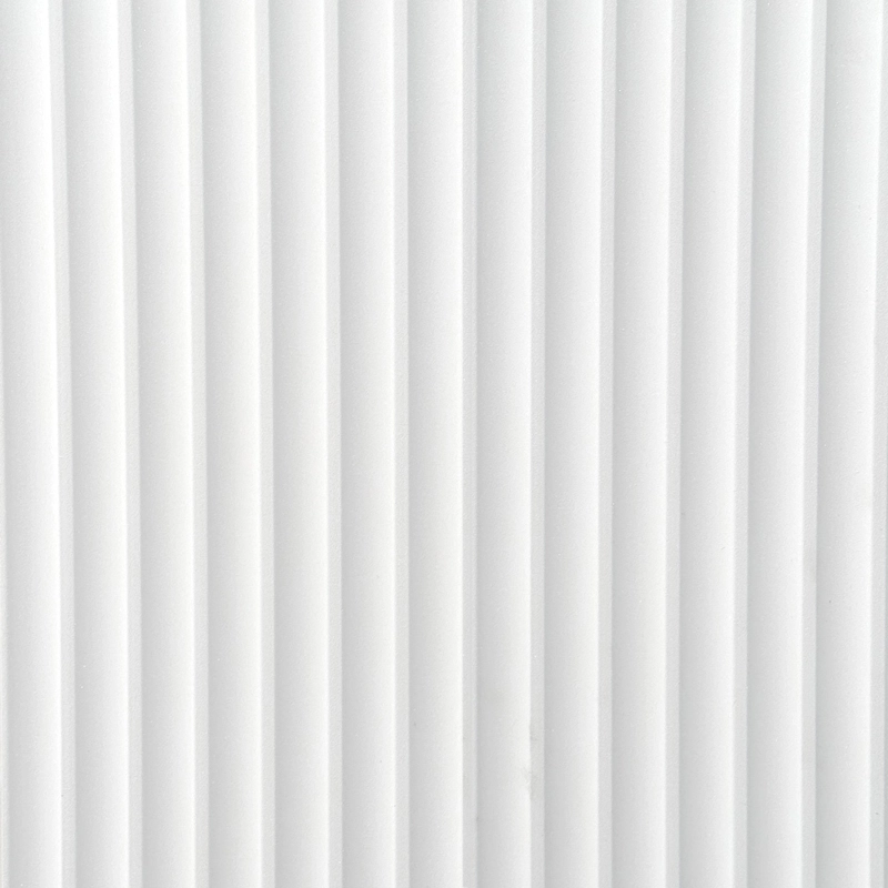 PANEL PVC REVESTIMIENTO CONCAVO 2,9M X 20 CMX 12MM BLANCO - 2