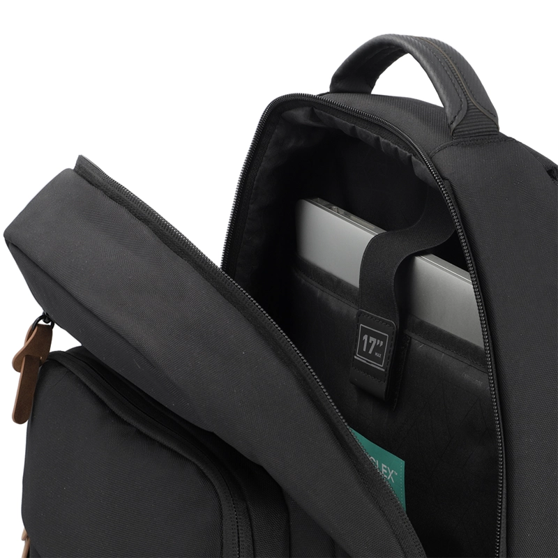 MOCHILA NOTEBOOK SAXOLINE CITY NEGRO 17' - 7