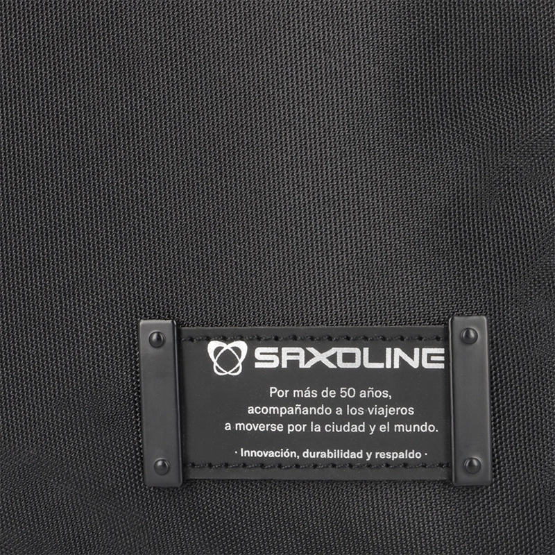 MOCHILA NOTEBOOK SAXOLINE CITY NEGRO 17' - 8