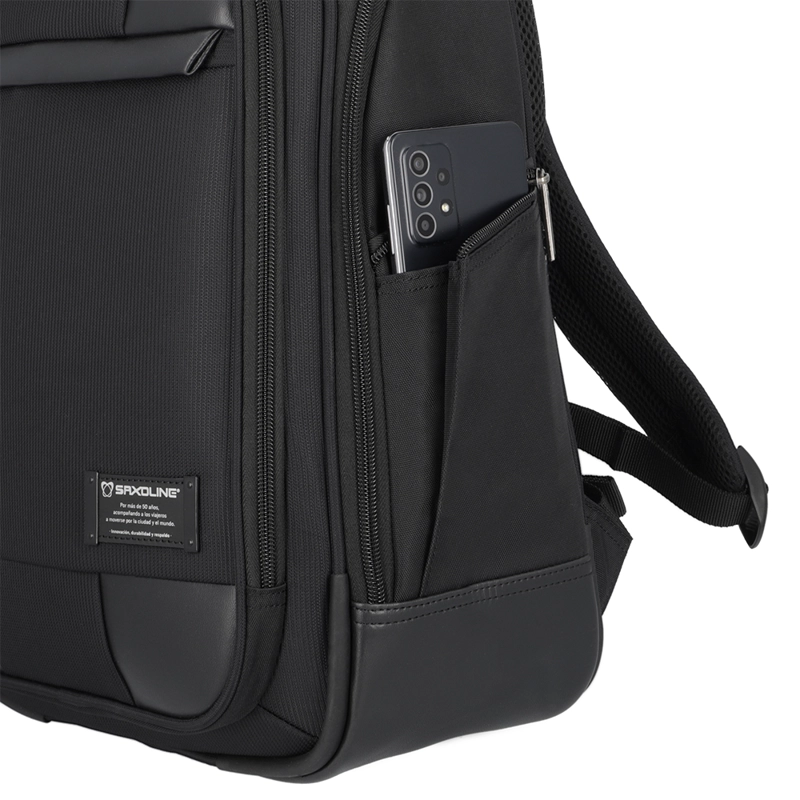 MOCHILA NOTEBOOK SAXOLINE DAX NEGRO 16' - 8