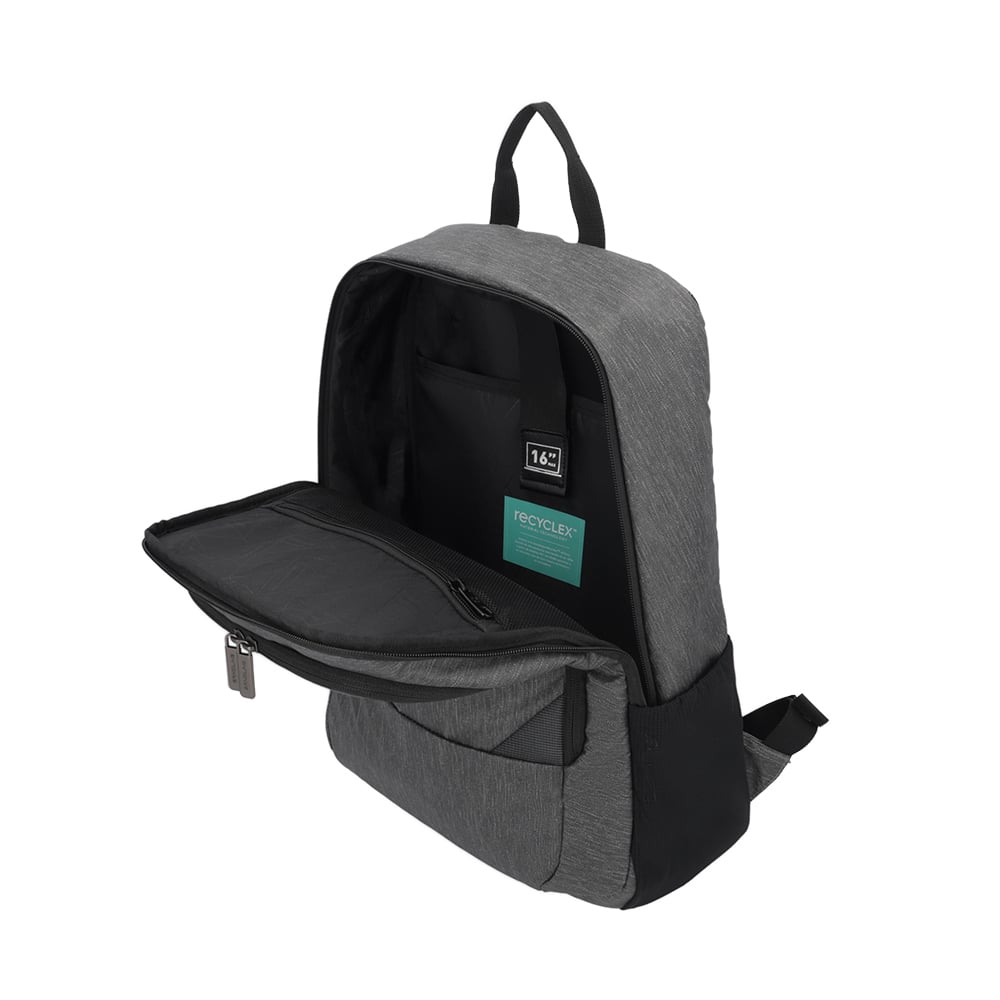MOCHILA NOTEBOOK SAXOLINE ROAD GRIS 16' - 3