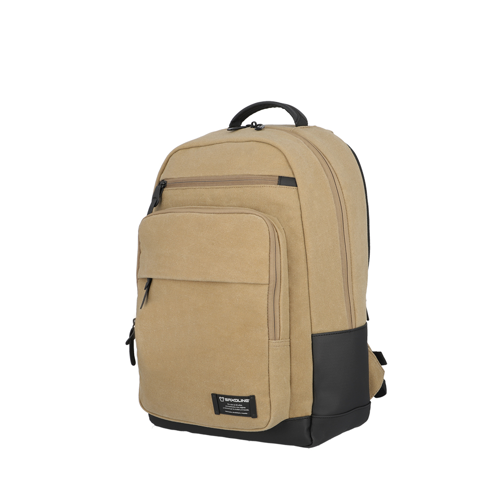 MOCHILA NOTEBOOK SAXOLINE CITY BEIGE 17' - 2