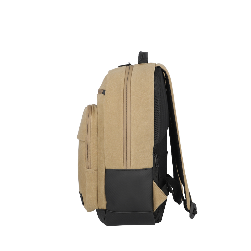 MOCHILA NOTEBOOK SAXOLINE CITY BEIGE 17' - 5