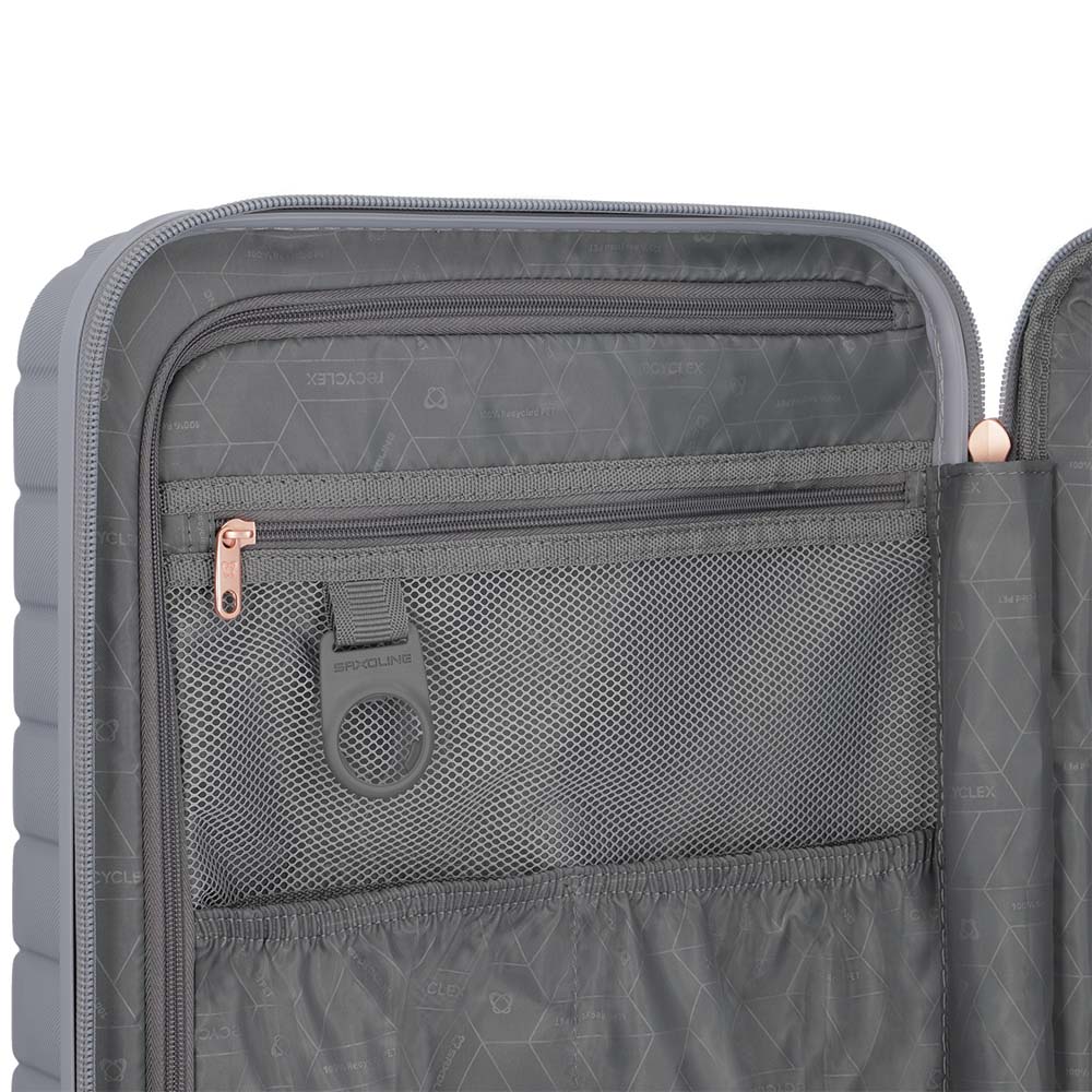MALETA DE CABINA SAXOLINE SPINWAVE GRIS - 9