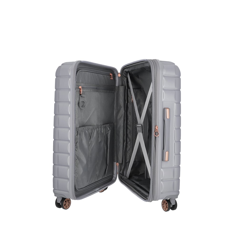 MALETA MEDIANA SAXOLINE SPINWAVE GRIS - 4