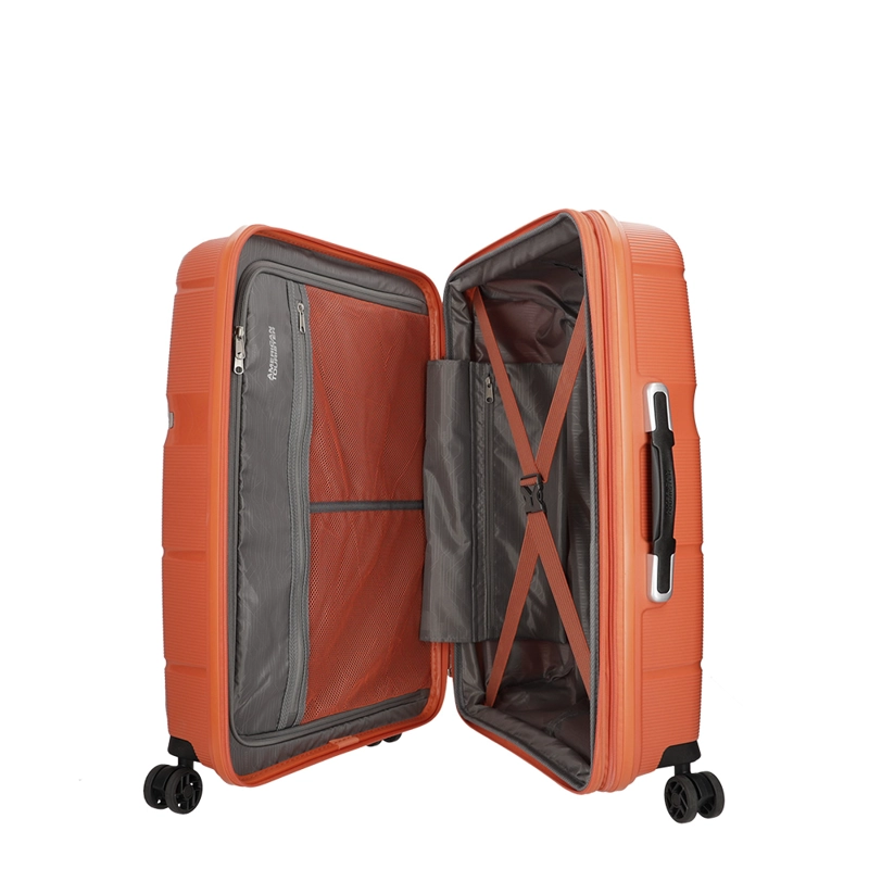 MALETA GRANDE AMERICAN TOURISTER LINEX NARANJO - 4