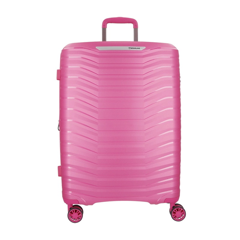 MALETA GRANDE SAXOLINE TITANIUM ROSADO - 1