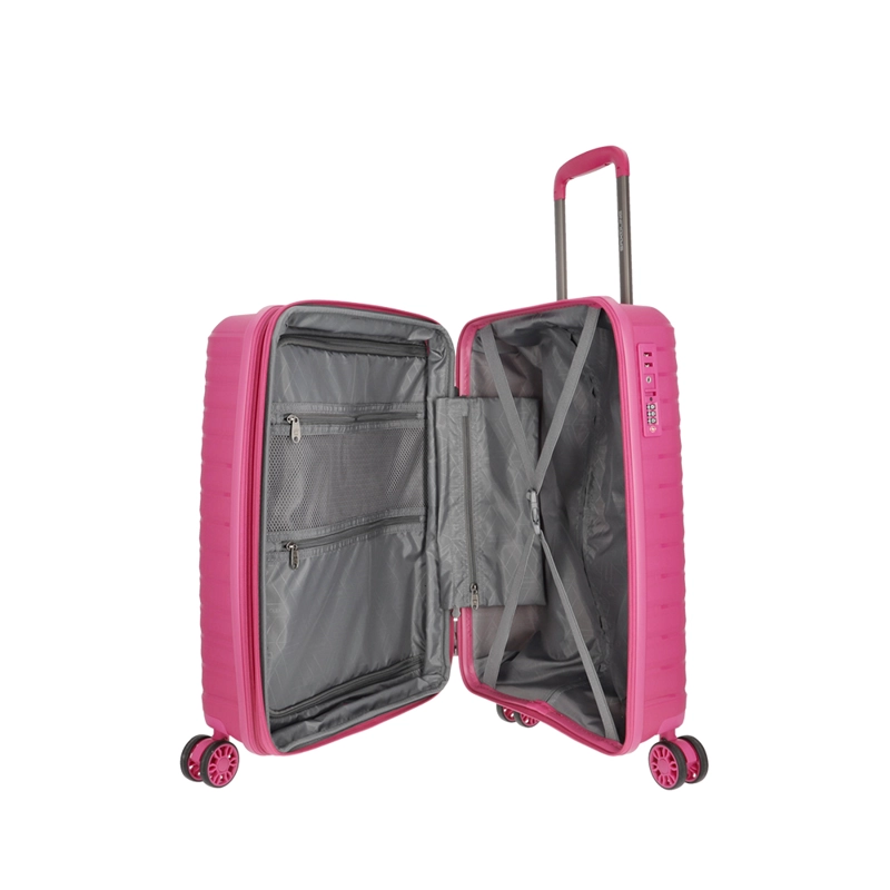 MALETA DE CABINA SAXOLINE TITANIUM ROSADO - 4